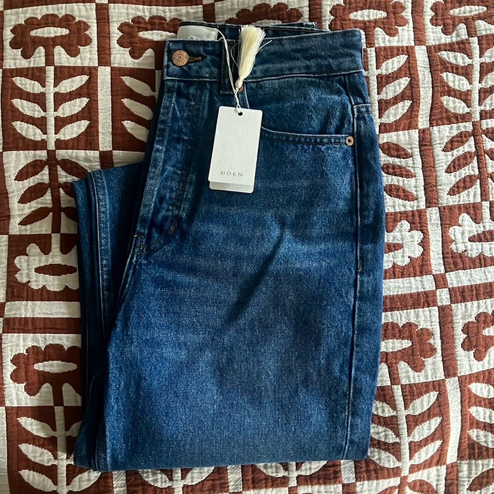 NWT DÔEN Diana Jean in Bleu D'hier Wash Sz 27